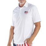 Load image into Gallery viewer, Men's Greg Norman Freedom Pique USA Polo