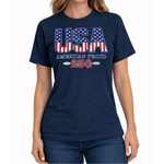 Load image into Gallery viewer, American Proud America 250 Made in USA Women's Shirt | The Flag Shirt