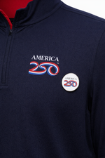 Load image into Gallery viewer, America 250 semiquincentennial commemorative lapel pin July 4th 2026