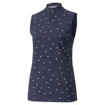 Load image into Gallery viewer, Women's Puma Golf Volition Stars Sleeveless Polo