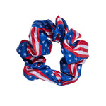 Load image into Gallery viewer, Patriotic Stars and Stripes Scrunchie