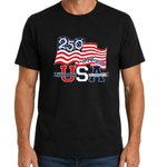 Load image into Gallery viewer, Waving Flag America 250 Made in USA Shirt | The Flag Shirt