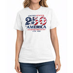 Load image into Gallery viewer, Independence Day America 250 Made in USA Women's Shirt | The Flag Shirt