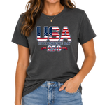 Load image into Gallery viewer, American Proud America 250 Made in USA Women's Shirt | The Flag Shirt