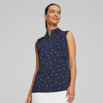 Load image into Gallery viewer, Women's Puma Golf Volition Stars Sleeveless Polo