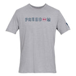 Load image into Gallery viewer, Under Armour Freedom Flag Bold Grey T-Shirt - the flag shirt