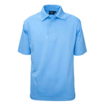 Load image into Gallery viewer, Men's Made in USA Tech Polo Shirt color_aqua_blue - the flag shirt