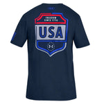 Load image into Gallery viewer, Under Armour USA Emblem T-Shirt Navy