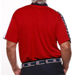 Load image into Gallery viewer, Men's Made in USA Patriotic Tech Polo Shirt