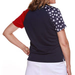 Load image into Gallery viewer, Women's Made in USA Patriotic Tech Polo Shirt