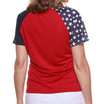 Load image into Gallery viewer, Women's Made in USA Patriotic Tech Polo Shirt