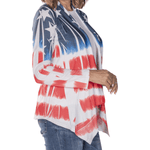 Load image into Gallery viewer, Women's Made in USA Stars and Stripes Cardigan