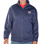 Load image into Gallery viewer, Men's Patriotic Full Zip Soft Shell Fleece Jacket