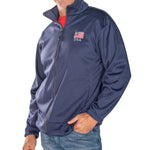 Load image into Gallery viewer, Men's Patriotic Full Zip Soft Shell Fleece Jacket