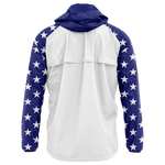 Load image into Gallery viewer, USA Flag Full Zip Rain Jacket