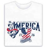 Load image into Gallery viewer, Men's Eagle America Freedom 1776 T-Shirt