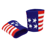 Load image into Gallery viewer, Stars and Stripes USA Wristbands - the flag shirt