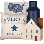 Load image into Gallery viewer, Home of the Brave 4 Piece Patriotic Decor Bundle