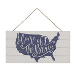 Load image into Gallery viewer, Home of the Brave United States Wall Art