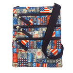 Load image into Gallery viewer, Route 66 Tri-Layer Crossbody Bag