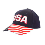 Load image into Gallery viewer, Cotton Twill USA Flag Cap