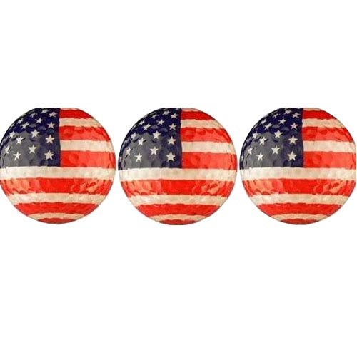 3 USA Flag Golf Balls - The Flag Shirt