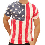 Load image into Gallery viewer, American Flag Vertical Mens T-Shirt - The Flag Shirt
