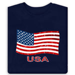 Load image into Gallery viewer, Men's Waving Flag Long Sleeve T-Shirt