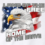 Load image into Gallery viewer, Land of the Free Eagle Mens T-Shirt - The Flag Shirt