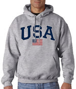 Load image into Gallery viewer, USA American Flag Hooded Sweatshirt - The Flag Shirt
