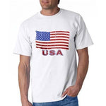 Load image into Gallery viewer, USA Waving Flag Mens T-Shirt - The Flag Shirt