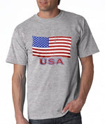 Load image into Gallery viewer, USA Waving Flag Mens T-Shirt - The Flag Shirt