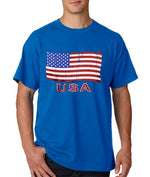 Load image into Gallery viewer, USA Waving Flag Mens T-Shirt - The Flag Shirt