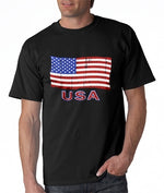 Load image into Gallery viewer, USA Waving Flag Mens T-Shirt - The Flag Shirt
