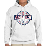 Load image into Gallery viewer, Faith Freedom and Family Hooded Sweatshirt