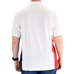 Load image into Gallery viewer, mens liberty classic polo shirt white - the flag shirt
