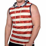 Load image into Gallery viewer, Mens Muscle tank stripes print
