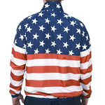 Load image into Gallery viewer, American Flag 1/4 Zip Windbreaker
