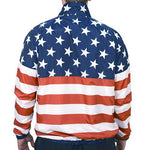 Load image into Gallery viewer, American Flag 1/4 Zip Windbreaker