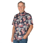 Load image into Gallery viewer, Men's Bicentennial 100% Cotton Button-Down Short Sleeve Shirt - the flag shirt