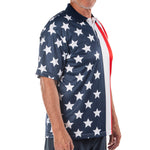 Load image into Gallery viewer, Men's Performance Golf American Flag Shirt
