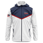 Load image into Gallery viewer, USA Full Zip Rain Jacket