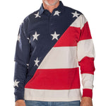 Load image into Gallery viewer, Men's Patriotic Classic Rugby Shirt