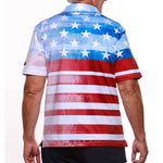 Load image into Gallery viewer, Men's Stars and Stripes Performance Golf Polo