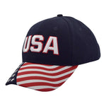 Load image into Gallery viewer, Cotton Twill USA Flag Cap