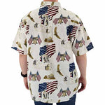 Load image into Gallery viewer, USA Rushmore Woven 100% Cotton Patriotic Polo Shirt - the flag shirt