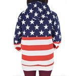 Load image into Gallery viewer, UnisexPatriotic Stars Full Zip Hoodie