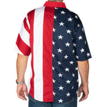Load image into Gallery viewer, Men's Stars & Stripes 100% Cotton Button-Up Shirt