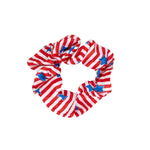 Load image into Gallery viewer, Patriotic Stars and Stripes Scrunchie