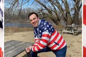 This Reporter Shows Off His Patriotic Side